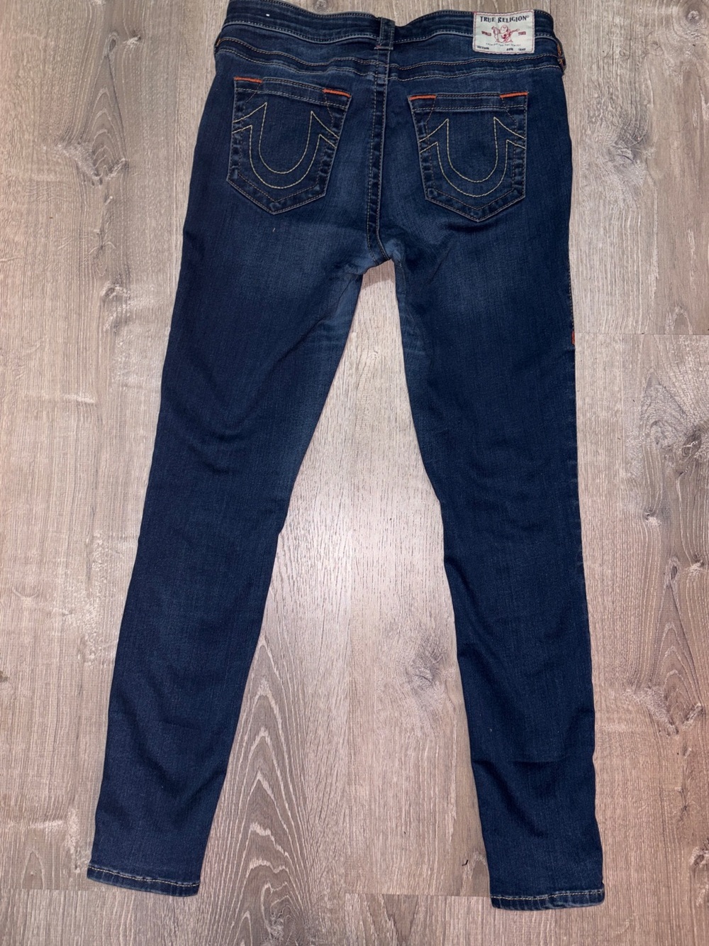 True Religion HALLE Mid Rise Super Skinny Blue (TAKING OFFERS)